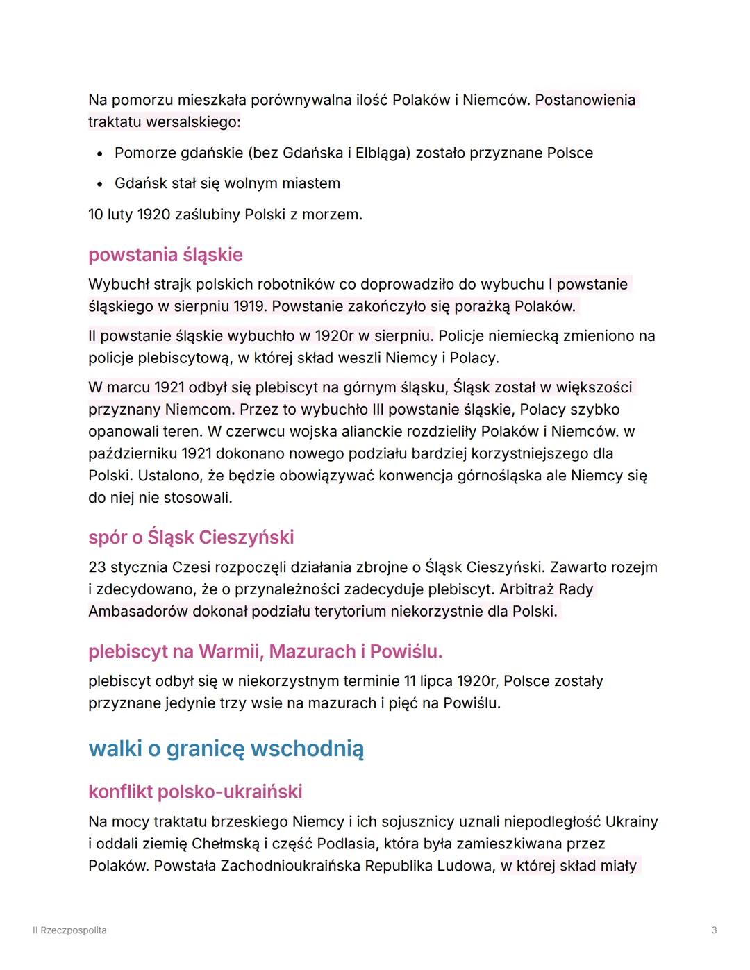 --- OCR Start ---
II Rzeczpospolita
odrodzenie Rzeczypospolitej
pierwsze ośrodki władzy
- w królestwie polskim w Warszawie powstała rada reg