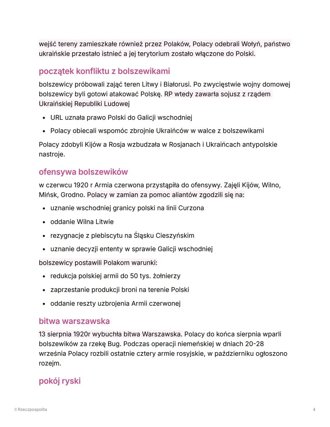 --- OCR Start ---
II Rzeczpospolita
odrodzenie Rzeczypospolitej
pierwsze ośrodki władzy
- w królestwie polskim w Warszawie powstała rada reg