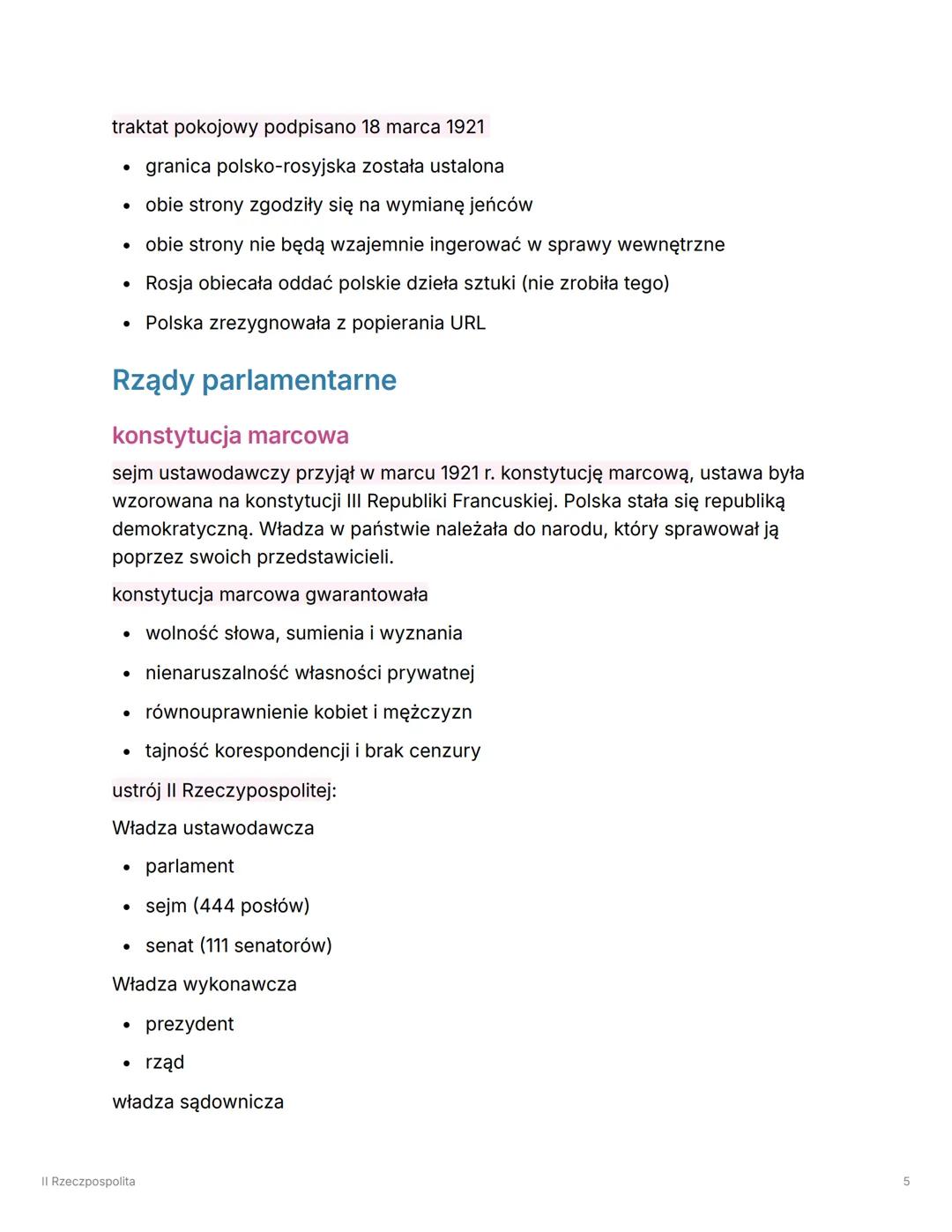 --- OCR Start ---
II Rzeczpospolita
odrodzenie Rzeczypospolitej
pierwsze ośrodki władzy
- w królestwie polskim w Warszawie powstała rada reg