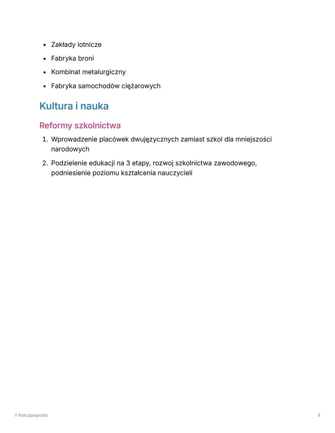 --- OCR Start ---
II Rzeczpospolita
odrodzenie Rzeczypospolitej
pierwsze ośrodki władzy
- w królestwie polskim w Warszawie powstała rada reg