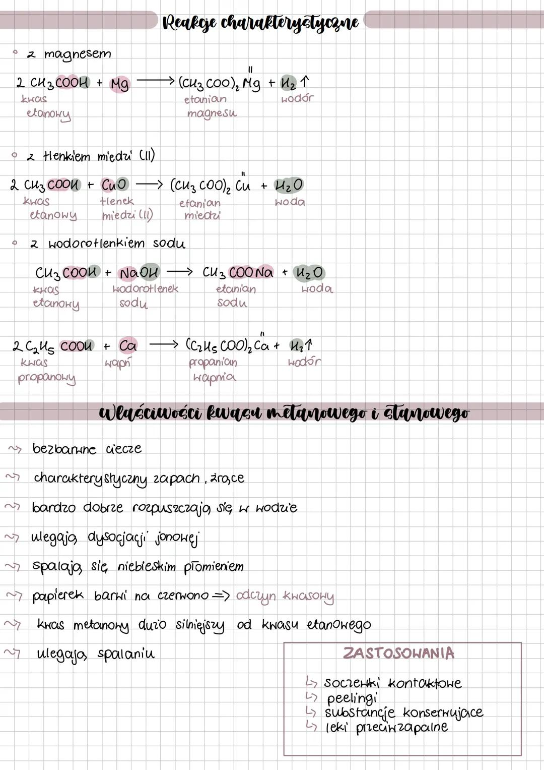 --- OCR Start ---
Kwasy karboksylowe
← to jednofunkcyjne pochodne węglowodorów, które zawierają, w cząsteczkach
gr. karboksylowa o wzorze -C