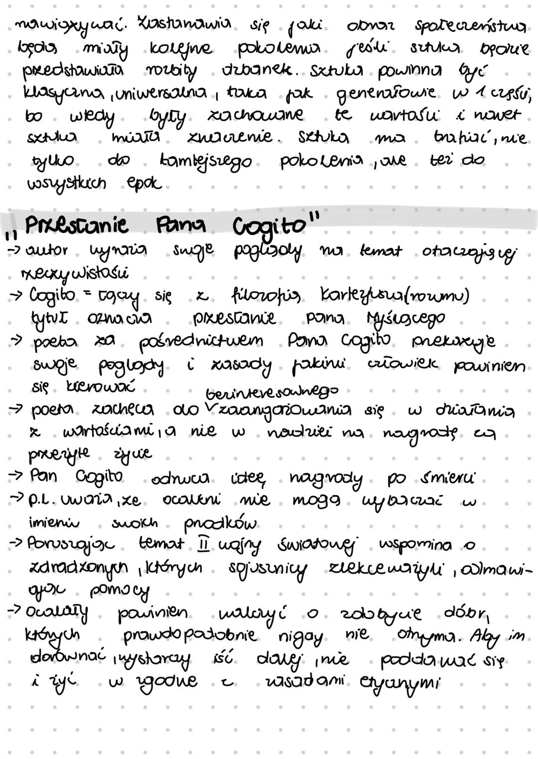 Zbigniew Herbert
Cechy twórczości Zbigniewa Herberta
3
dialogu-dialog z klasycучтет
>poeya
tradygos kulturowos
popner: Sztuke, mity, posta