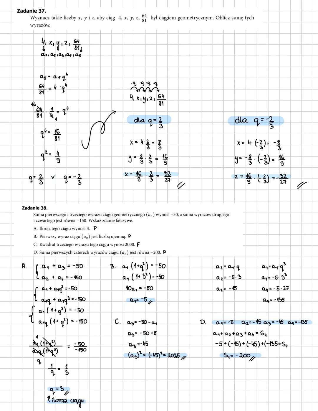 --- OCR Start ---
CIAG
GEOMETRYCZNY
WZÓR OGÓLNY:
an = a₁q<sup>n-1</sup> dla n≥2
iloraz ciągu
np. a₃ = a₁q<sup>2</sup>
ILORAZ CIĄGU:
q = a<