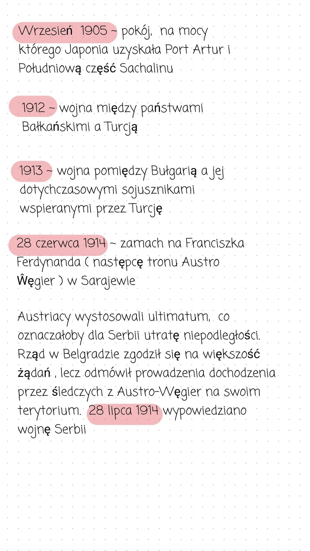 świat w przededniu wielkiej
wojny
1871 - utrata Alzacji i Lotaryngii
Cesarstwo Niemieckie prowadziło Weltpolitik
czyli politykę globalną,