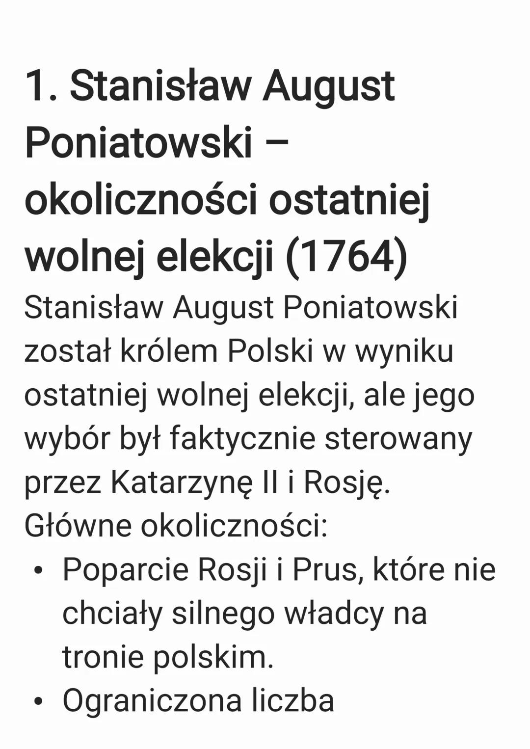 1. Dynastia Wettinów na
tronie Polski
Wettinowie to niemiecka
dynastia panująca w Saksonii, z
której wywodzili się dwaj
królowie Polski:
• A
