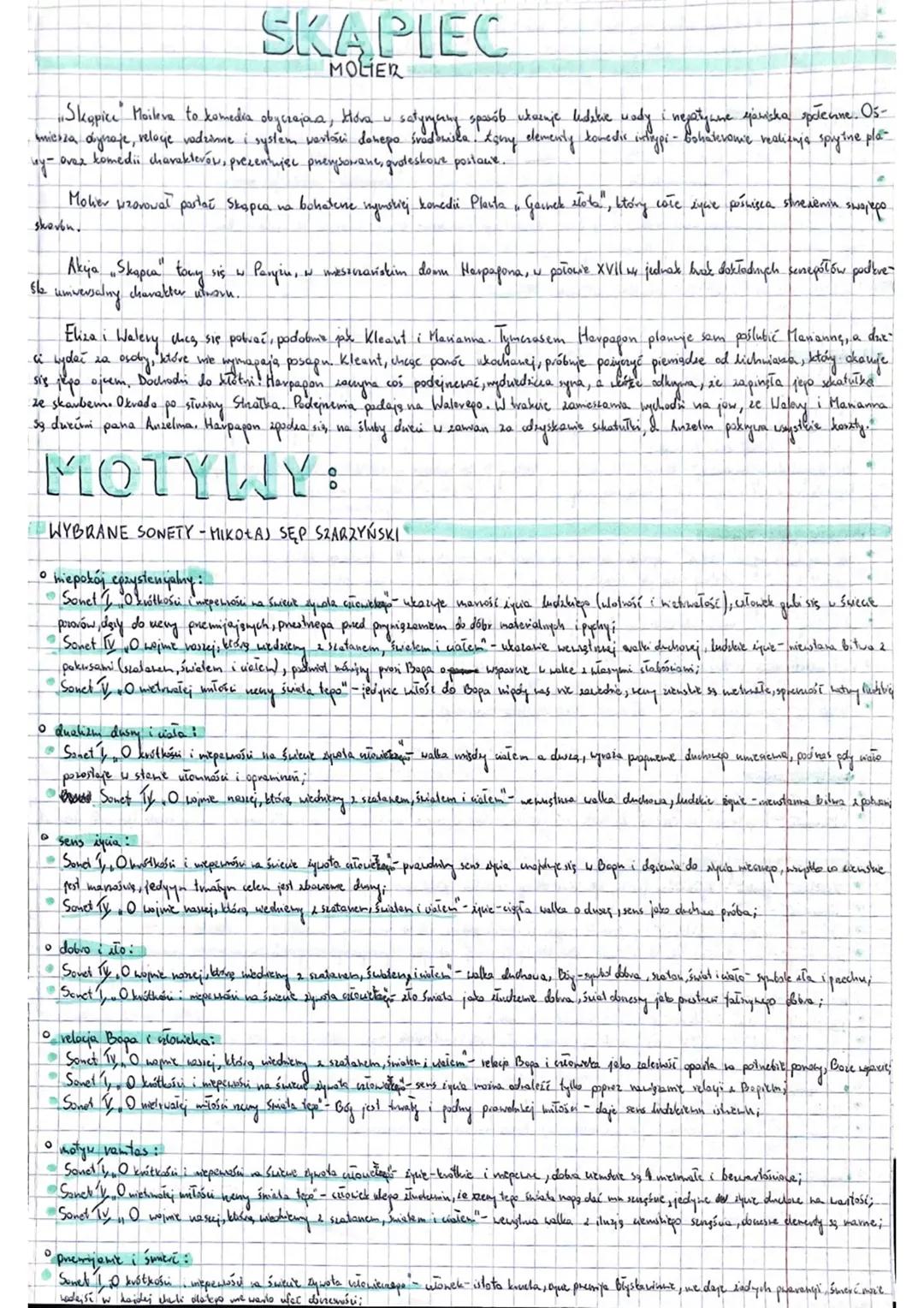 RAMY CZASOWE
Europa: konec XVIw. - połowa XVIIIw.
Polska: koniec XVIw. - 1764r.
POJĘCIA EPOKI
HASŁA EPOKI
• „Myślę, więc jestem.” (Kartejusz