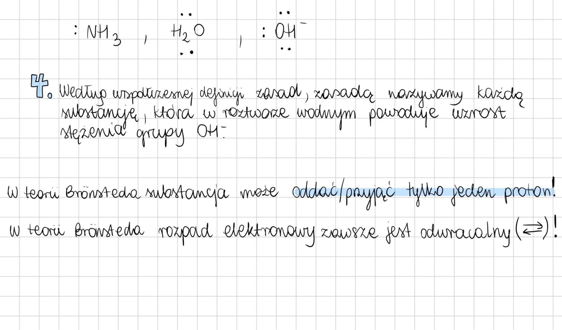 # TEORIE KWASOWO-ZASADOWE
TEORIE KWASÓW:
więcej wodonów = kwas,
mniej wodorów = zasada
4. Weding Arrheniusa, kwas to substancja, która w