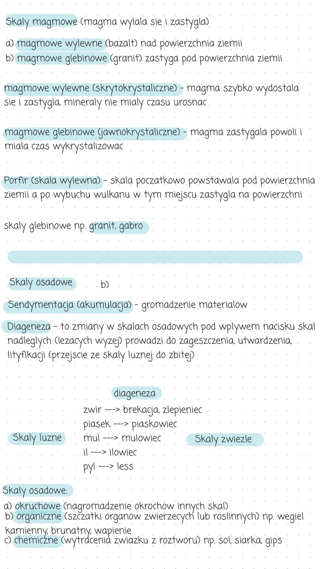 365Days
English Study Plan Skała zbior. mineralow
Mineral - najprostrzy skladnik litosfery
Najpopularniejsze mineraly skalotworcze to:
-kw