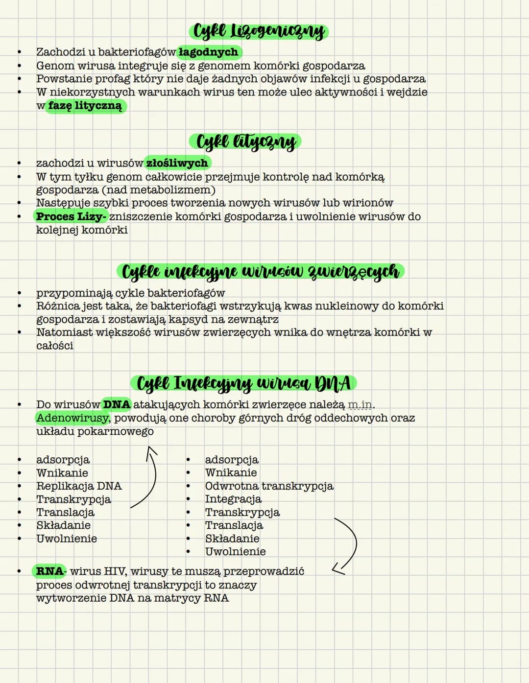 Biologia
Wirusy
wirusy to czynniki zakaźne zbudowane z białka
i kwasu nukleinowego.
Są one wewnątrzkomórkowym pasożytami,
atakują praktyczn