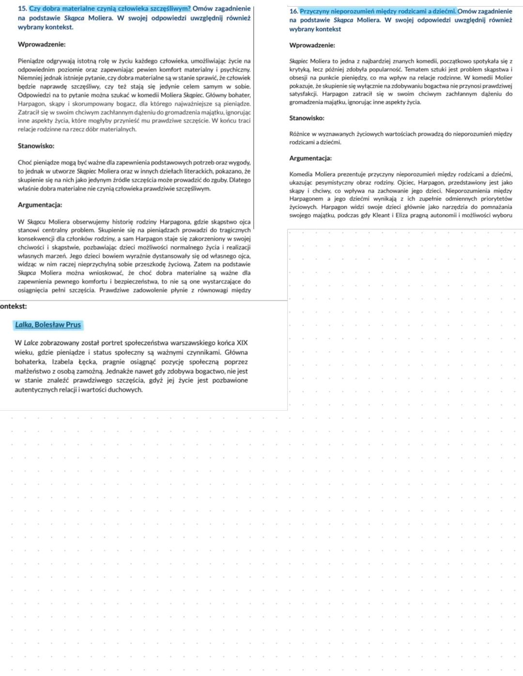 # SKĄPIE C
Holier.
## GATUNEK
komedia
## CZAS 1 HIEJSCE AKCJI
Paryż, douw Harpagoua
## CECHY KOMEDI W UTWORZE
* charakter satyny cxиу
*