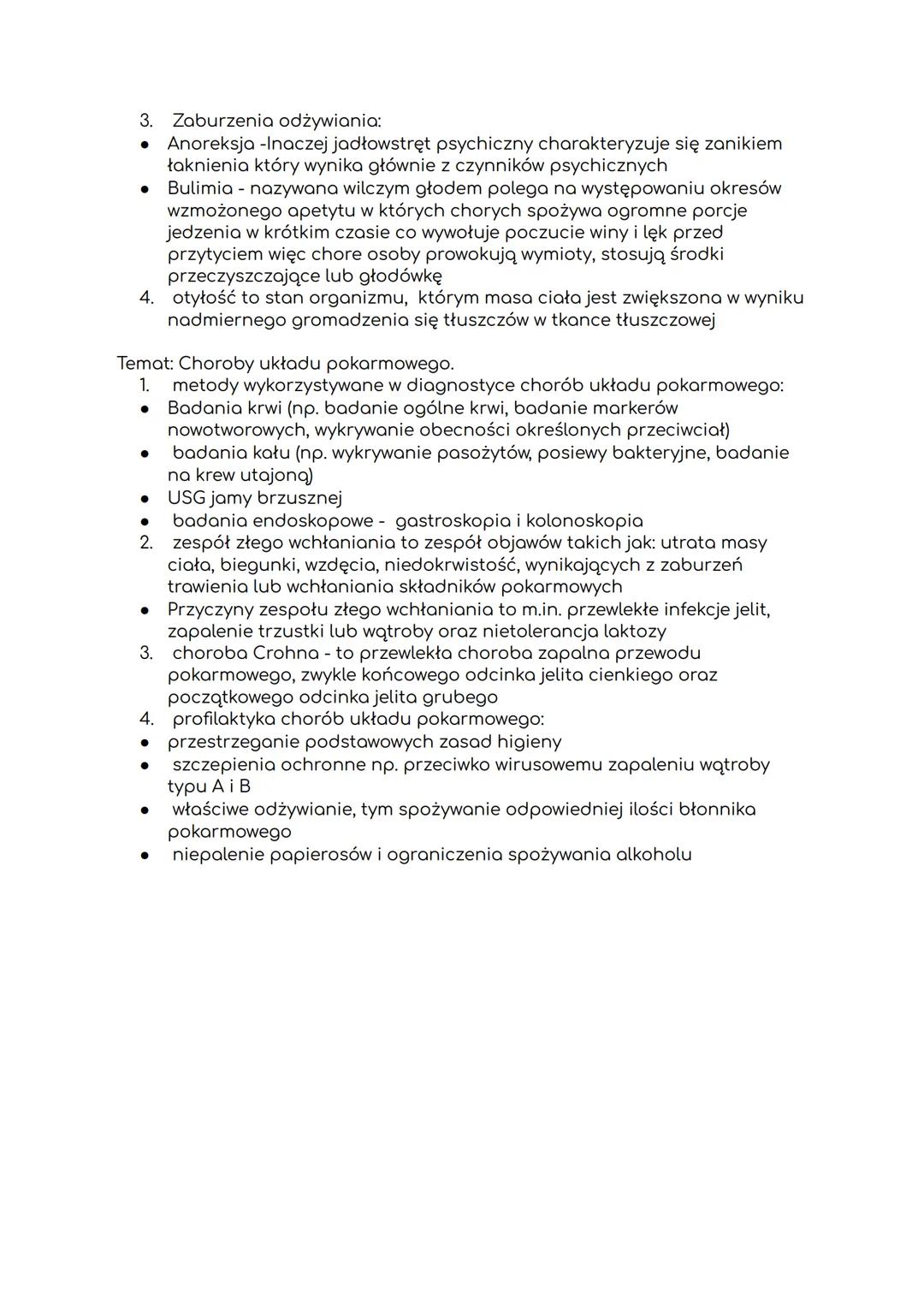 # Biologia dział 4 (tematy 3-6)
Temat: Budowa i funkcje układu pokarmowego.
1. Elementy układu pokarmowego:
- przewód pokarmowy - jest pod