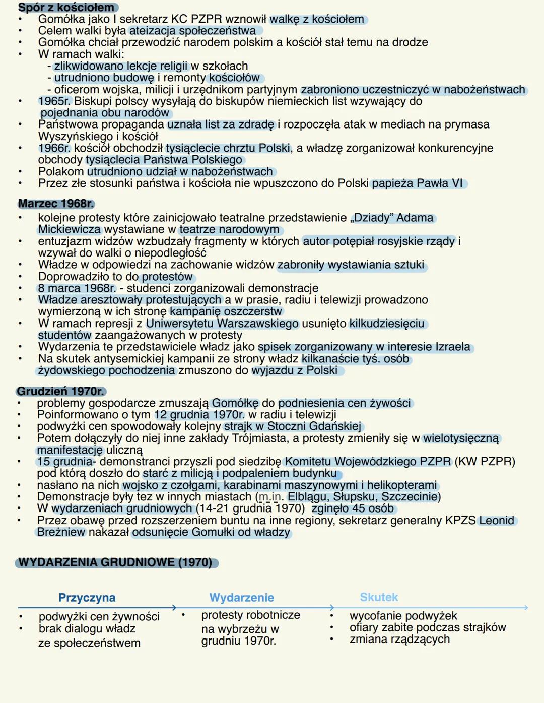 # Czasy Gomułki
1956-1970
* PRL po śmierci Stalina
* 5 marca 1953r.
* stopniowe zmiany
* Zaczęto przeznaczać środki na rozwój przem