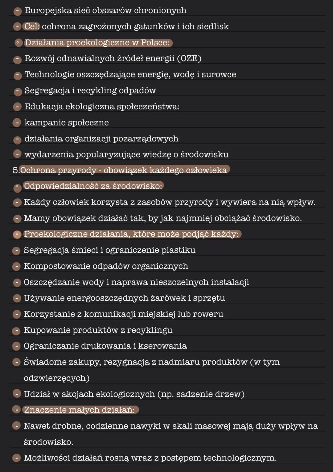 Ochrona środowiska
przyrodniczego w Polsce
1.Motywy ochrony przyrody
Przyrodę chronimy z różnych powodów:
- Egzystencjalnych - by zachować z
