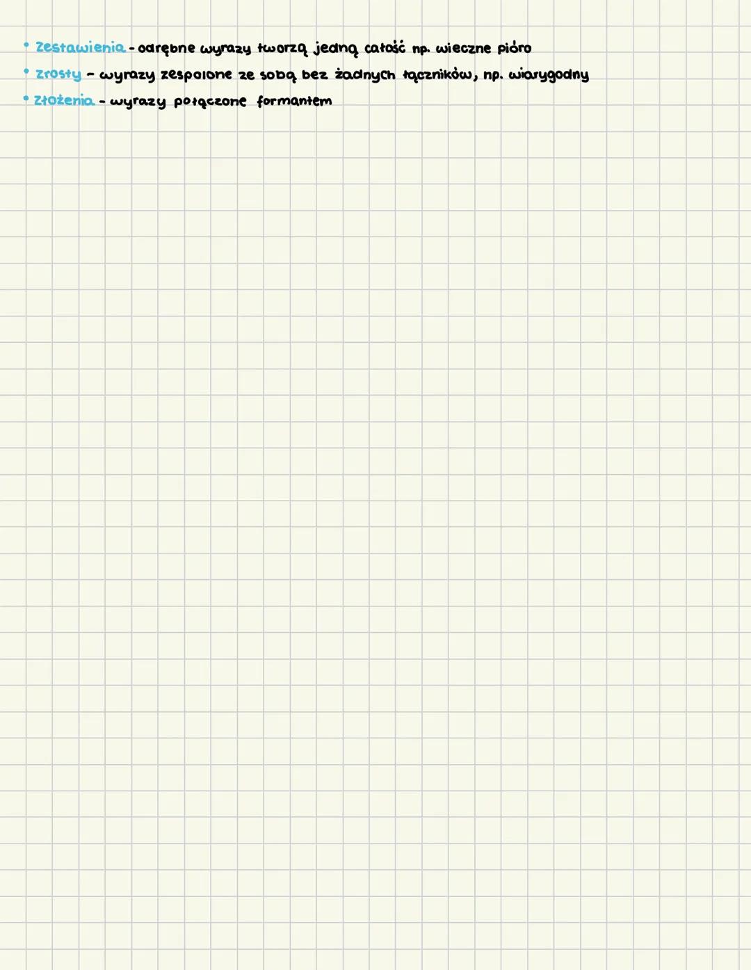 # Slowotwórstwo.
aział gramatyki zajmujący się
budową i tworzeniem wyrazów
wyraz podstawowy wyraz, od którego został utworzony inny wyraz (