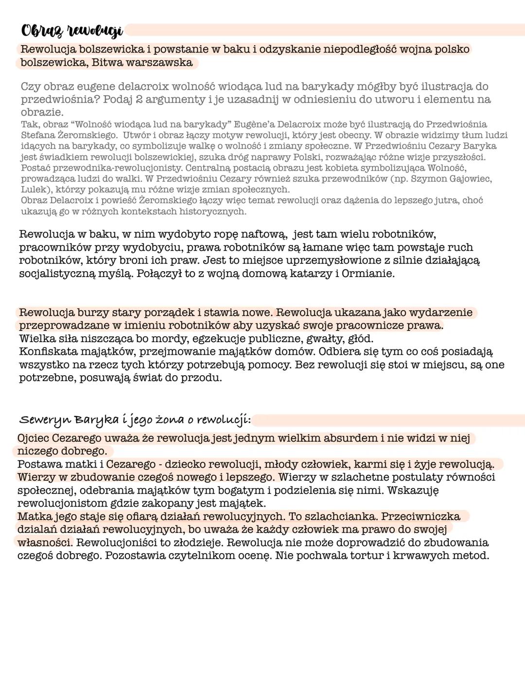 # Geneza
Przedwiośnie wydane zostaje 1924r. Żeromski zaczyna pisać po odzyskaniu
niepodległości. Chce napisać utwór o charakterze polityczn