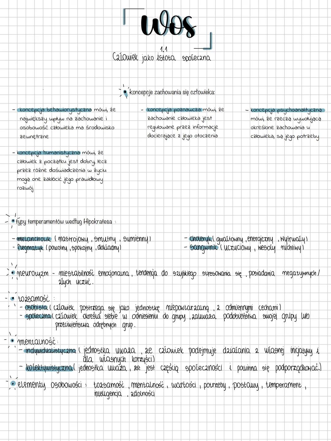 WOS Człowiek jako istota społeczna
