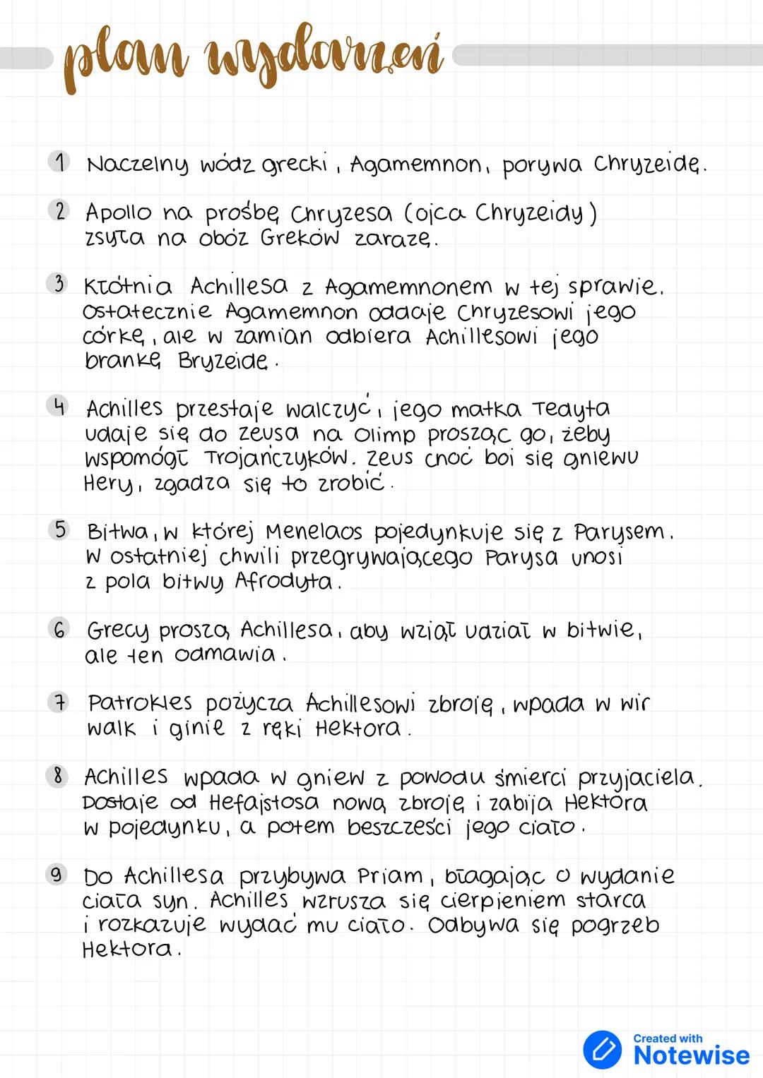 # Iliada
ΕΡΙΚΑ
Homer
ANTYK
# epos
atugie utwory wierszowane przedstawiające dzieje
legendarnych albo historycznych bohaterów na He
ważnyc