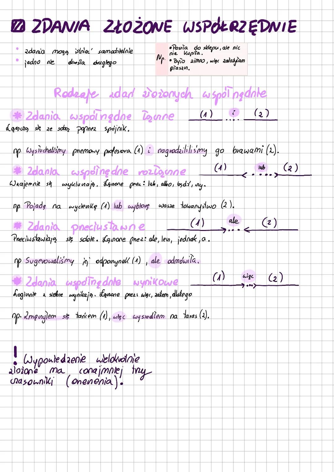 # SKŁADNIA
Ceęści zdania
głowne
Podmiot + onenente
du gone dne
Paydawka + dopełnieniet okolivanik
* Podmiot Kto? Co?
* gramatyu