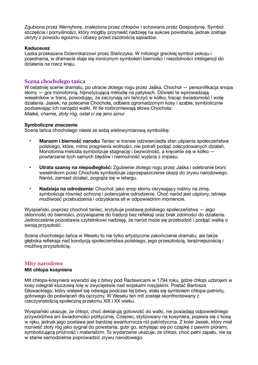 --- OCR Start ---
Wesele
Geneza wesela
Inspiracją dla Wesela było autentyczne wesele poety Lucjana Rydla z chłopką Jadwigą
Mikołajczykówną,