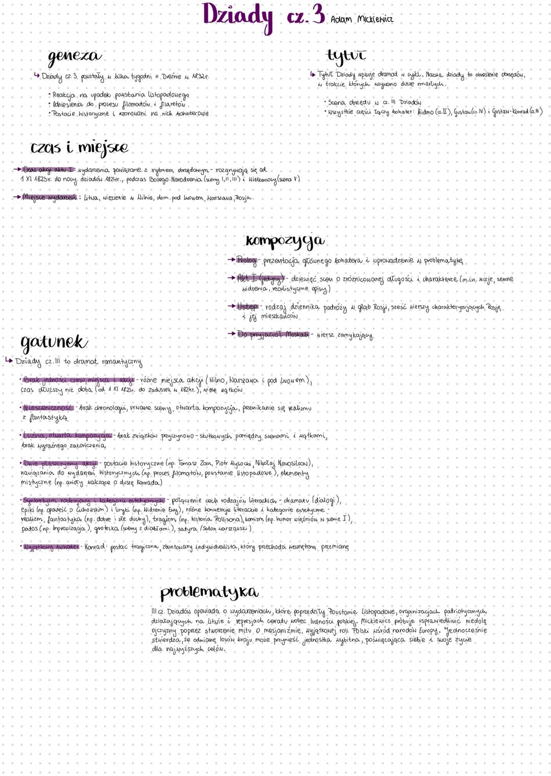 Romantyzm
POLSKA - od 1822 roku (ukazanie się Ballad i romansów Mickiewicza)
do 1864 roku (upadek powstania styczniowego).
cechy epoki
- odr