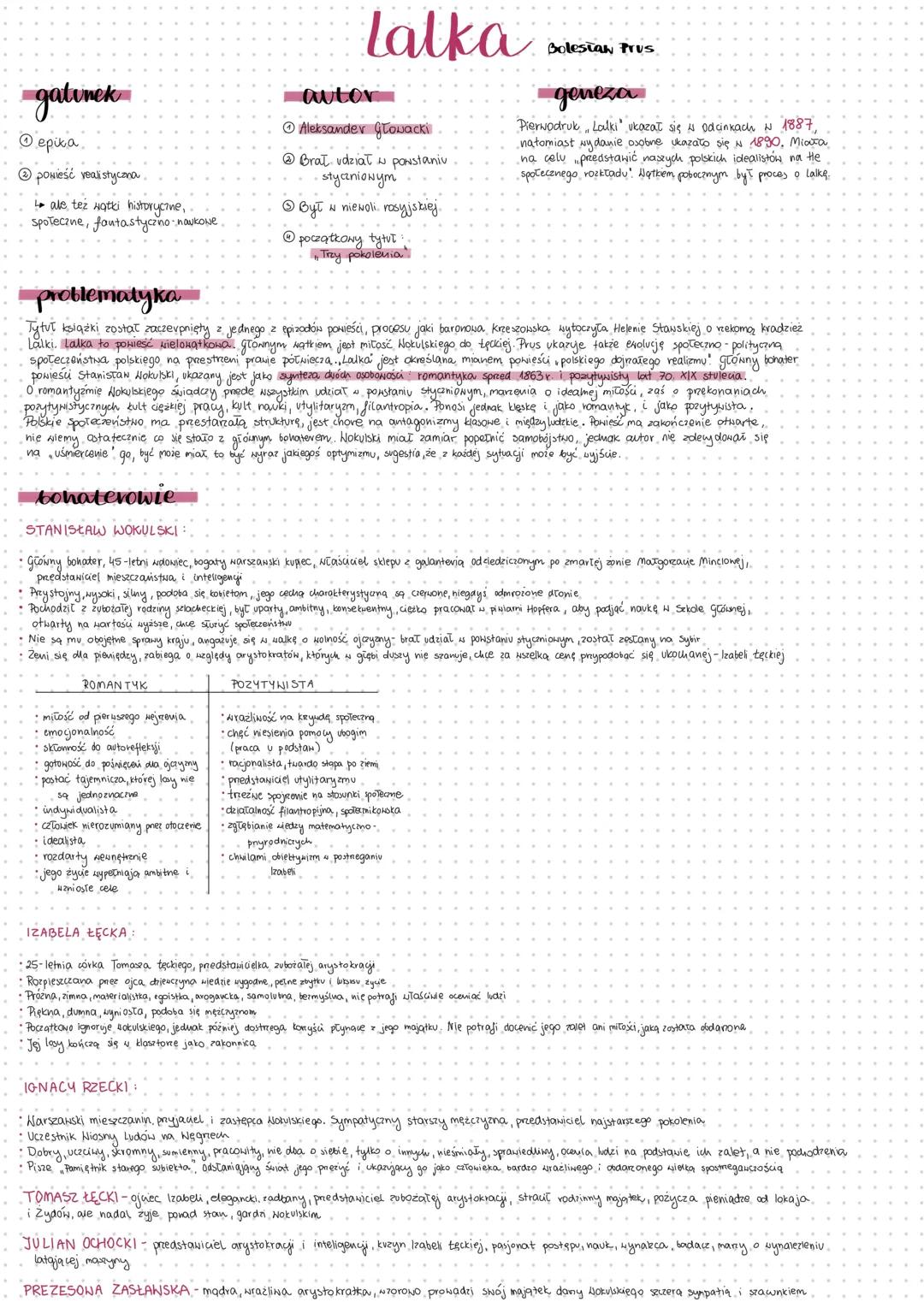 Ramy czasowe
Pozytywizm
• Europie początek - lata 1848-1849-Niosna Ludów
Polsie
koniec lata 90 XIX. ..
początek lata 1863-1864-Uęska powstan
