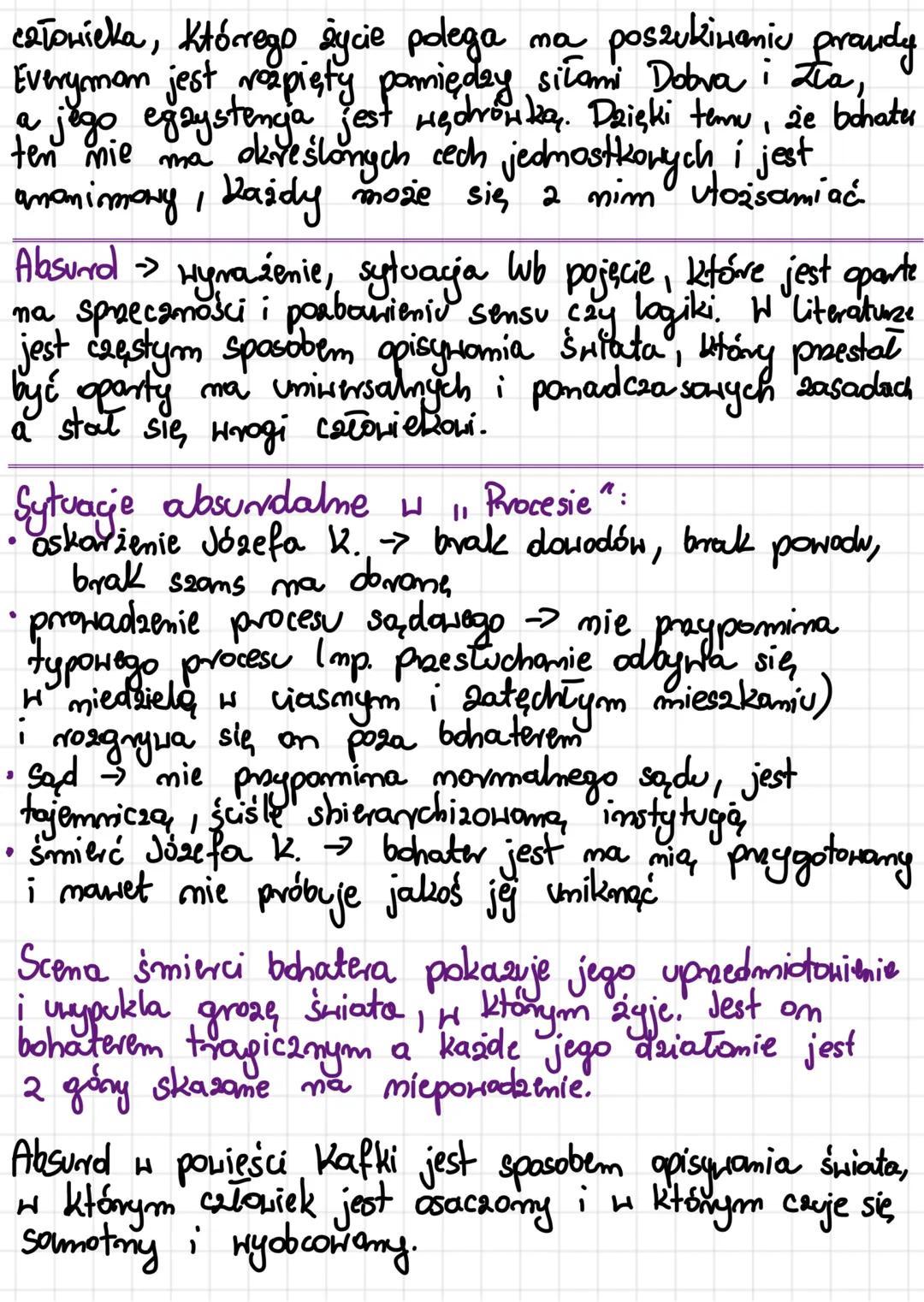 --- OCR Start ---
Proces" Frama Kafka
Geneza uthon:
Na poristamie "Procesu" duży
2
marteczona
upływ miały dwa
Szczególne momenty w życic aut