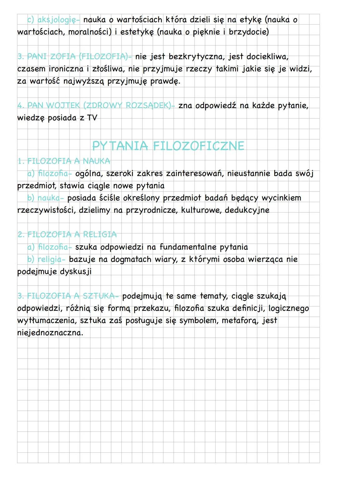 POJECIE
FILOZOFI
CZYM JEST FILOZOFIA? GENEZA NAMYSŁU
FILOZOFICZNEGO
1. Specyfika namysłu filozoficznego polega na zastosowaniu krytycznej
an