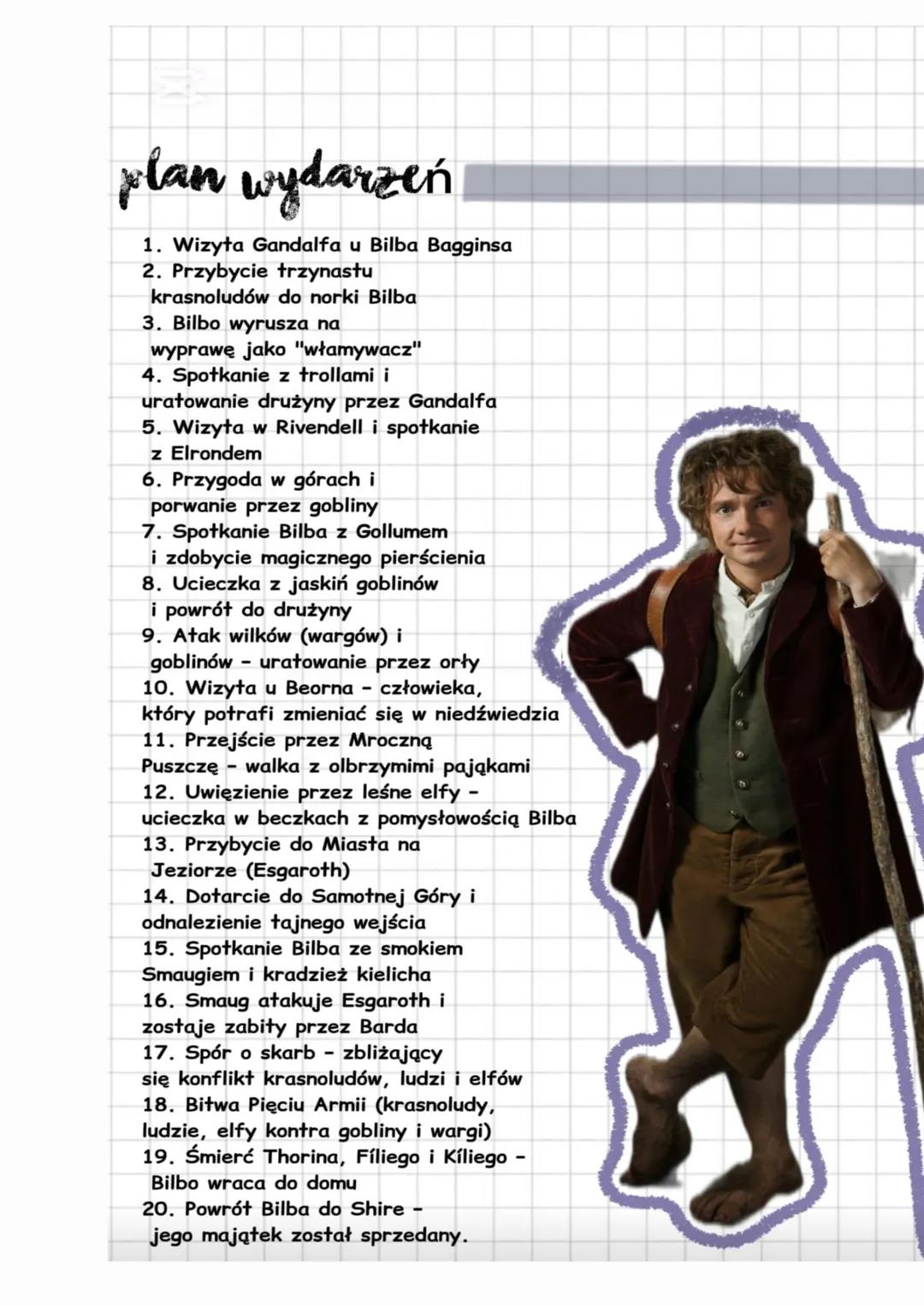 hobbit, czyli tam i z
powrotem
„Hobbit, czyli tam i z powrotem"
to powieść napisana przez
Johna Ronalda Reuela
Tolkiena, znanego jako
J.R.R.
