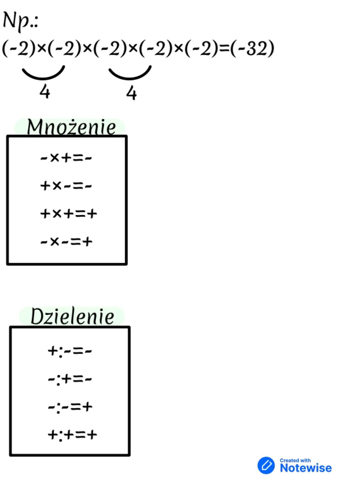 Matematyka
Liczby całkowite
Liczby całkowite np. -99,-27,-5,1,
2,4,5...
Liczby ujemne leżą po lewej
stronie od zera. Np. -6,-38,-89...
Liczb