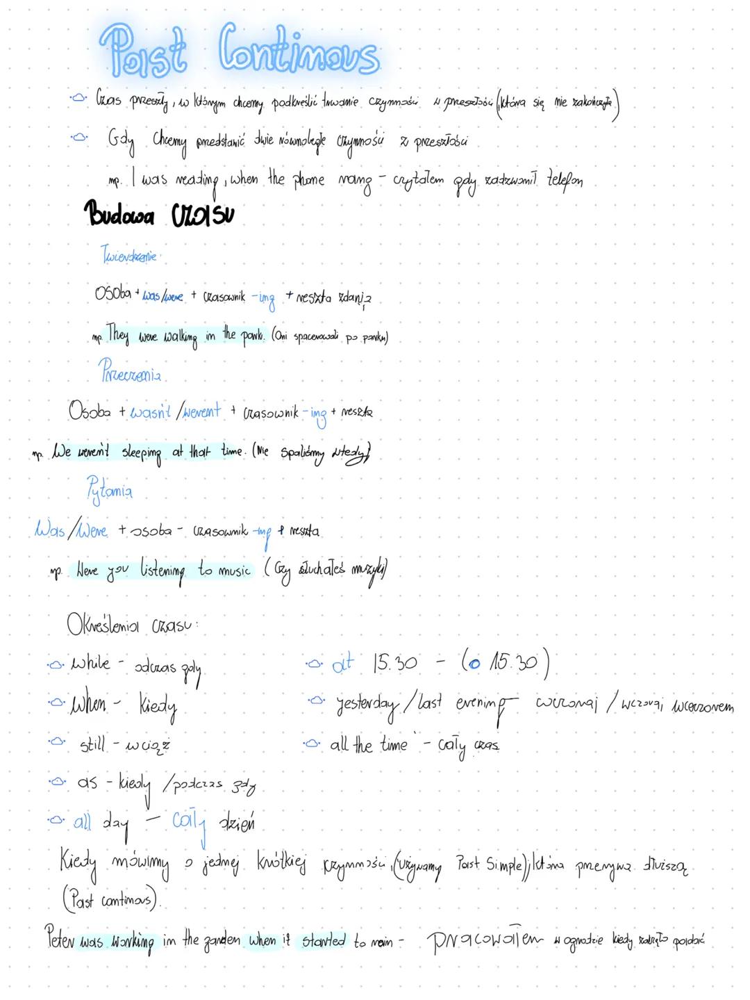 PAST PERFECT漸漸漸
(czas przeszły zaprzeszły to czas, w którym opisujemy są czynności przeszłe
jedną z tych czynności wydarzyła się szybciej
Pa