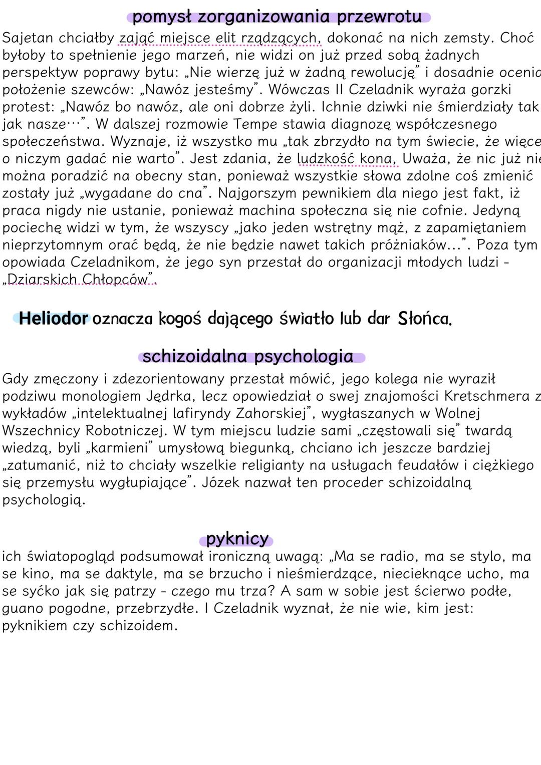 Szewcy
Stanisław Ignacy Witkiewicz
problematyka W całej twórczości Witkiewicza przewija
się pojęcie tajemnicy istnienia. Stała się
ona centr