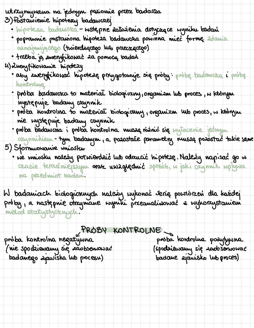 # BADANIA BIOLOGICZNE
1 **METODY BADAWCZE W BIOLOGI**
biologia - nauka przyrodnicza badająca budowę i funkcjonowanie organizmów oraz zajmu