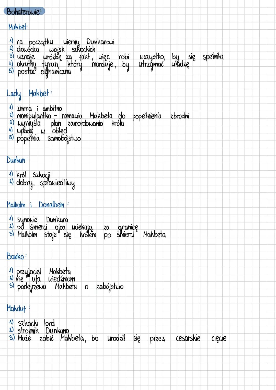 --- OCR Start ---
Makbet
→→ sztuka oparta na przekazach historycznych
Gatunek:
-> odejście od zasady decorum - fakt sąsiadowania fragmentów