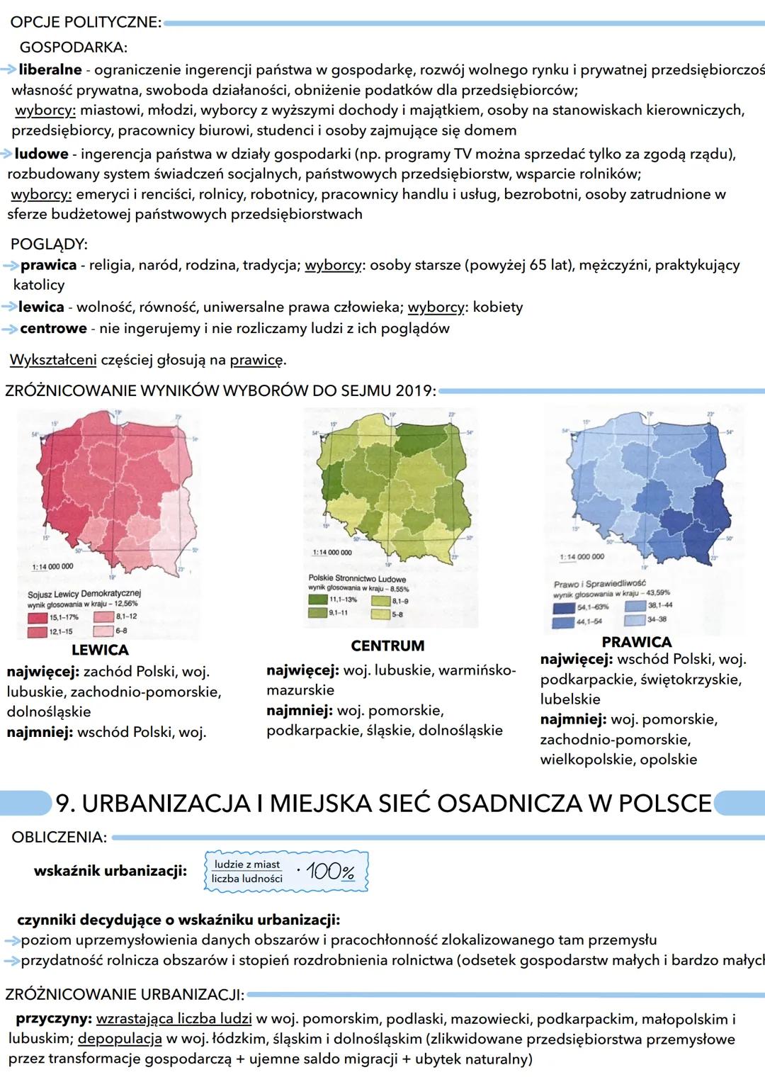 1. LICZBA LUDNOŚCI POLSKI I JEJ ZMIANY
PODZIAŁ ADMINISTRACYJNY LUDNOŚCI:
Gdańsk
POMORSKIE
ZACHODNIO
POMORSKIE
Szczecin
WARMIŃSKO-
MAZURSKIE