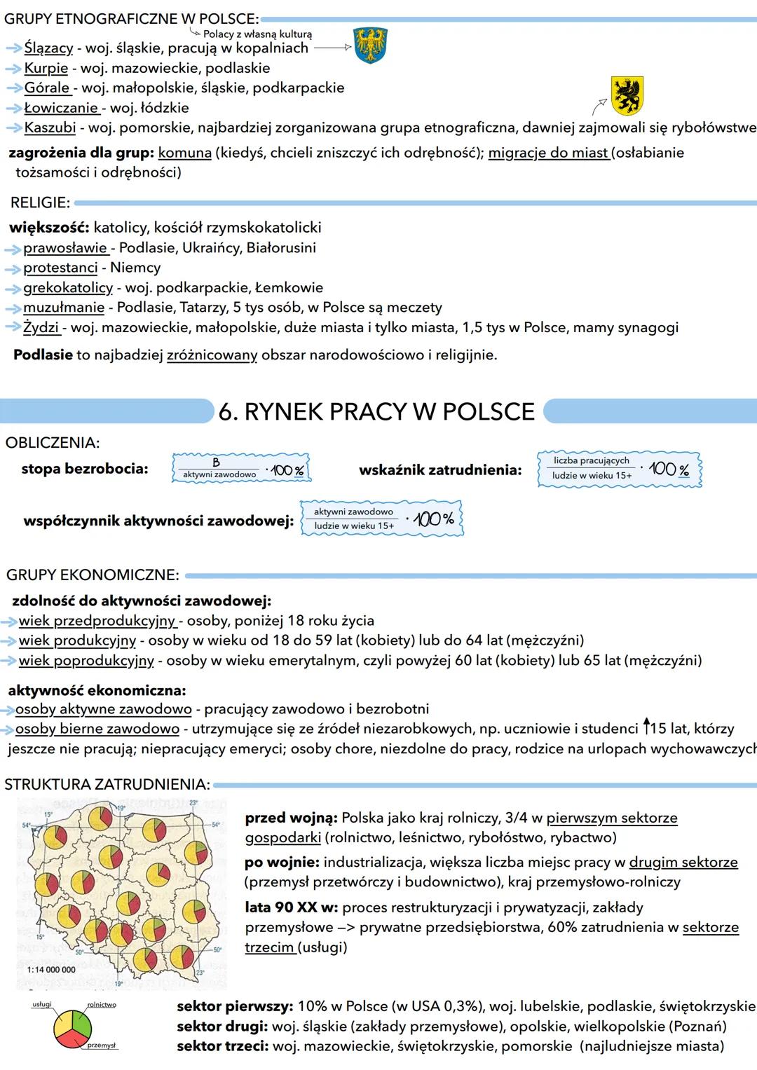 1. LICZBA LUDNOŚCI POLSKI I JEJ ZMIANY
PODZIAŁ ADMINISTRACYJNY LUDNOŚCI:
Gdańsk
POMORSKIE
ZACHODNIO
POMORSKIE
Szczecin
WARMIŃSKO-
MAZURSKIE