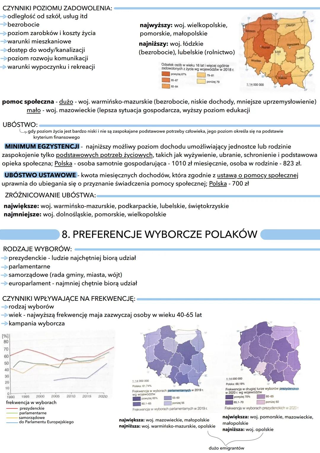 1. LICZBA LUDNOŚCI POLSKI I JEJ ZMIANY
PODZIAŁ ADMINISTRACYJNY LUDNOŚCI:
Gdańsk
POMORSKIE
ZACHODNIO
POMORSKIE
Szczecin
WARMIŃSKO-
MAZURSKIE