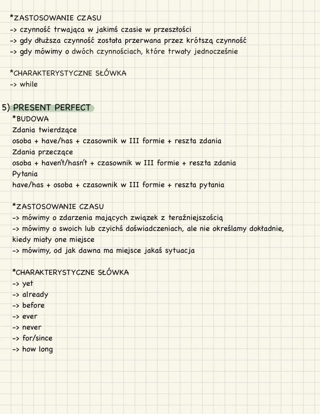 1) PRESENT SIMPLE
*BUDOWA
Zdania twierdzące:
osoba + czasownik w formie podstawowej + reszta zdania
W zdaniach twierdzących do She/He/It dod