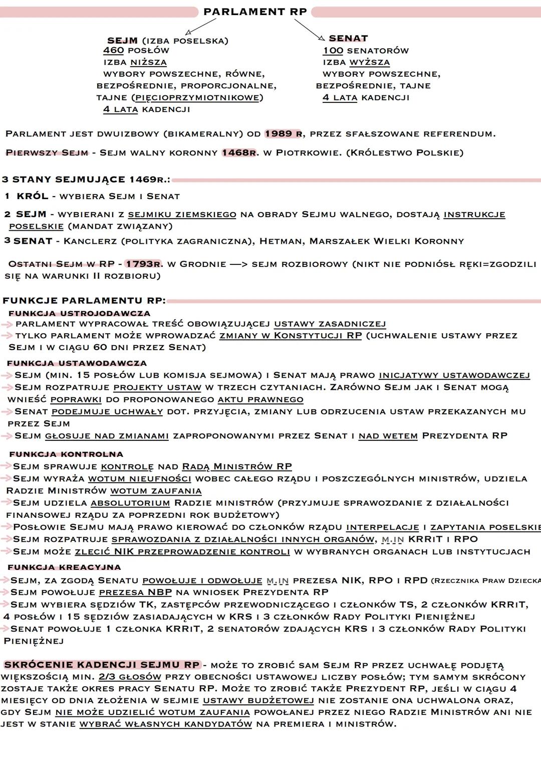 # KONSTYTUCJA RP
**PREAMBUŁA** - UROCZYSTY WSTĘP DO KONSTYTUCJI MIĘDZY TYTUŁEM A PRZEPISAMI. OPISUJE CELĘ KONSTYTUCJI, JEJ FUNKCJĘ, ŹRÓDŁA
