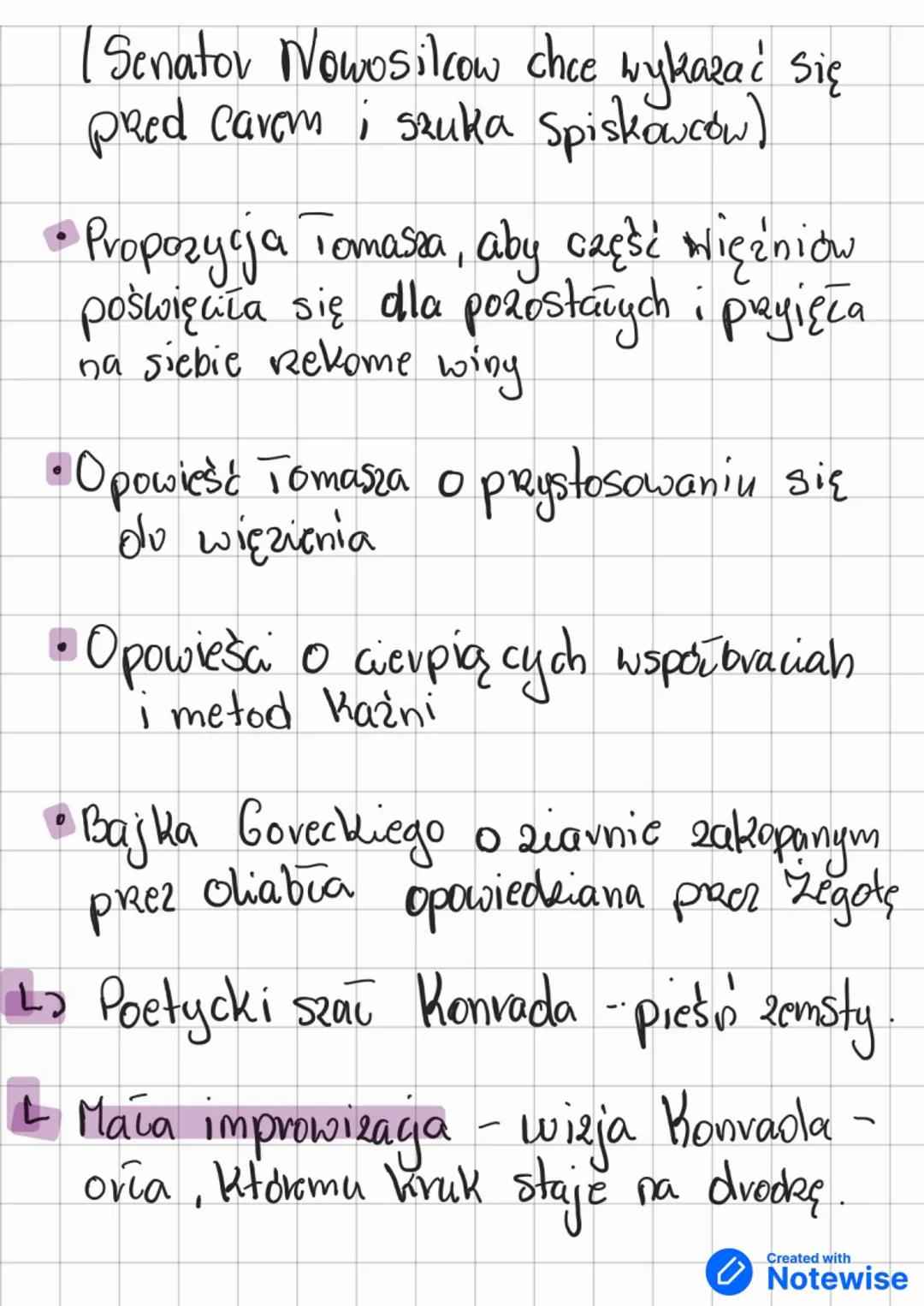 Dziady
Czas i miejsce!
ezas rozgrywa się od 01.XI. 1823r. do
nocy Dziadów 1824 r., podczas
Bożego narodzenia
miejsca: Litwa, więzienie w