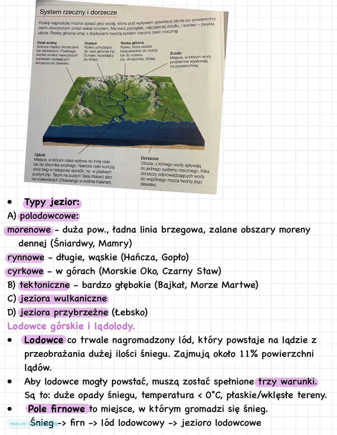 GEOGRAFIA
Zasoby wodne Ziemi. Wszechocean.
•
Zasoby wodne Ziemi wynoszą 1.4 mld km2.
97,5% z nich to woda słona a 2,5% to słodka.
Jest 5 oce