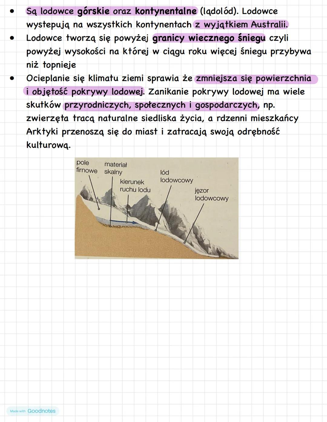 GEOGRAFIA
Zasoby wodne Ziemi. Wszechocean.
•
Zasoby wodne Ziemi wynoszą 1.4 mld km2.
97,5% z nich to woda słona a 2,5% to słodka.
Jest 5 oce