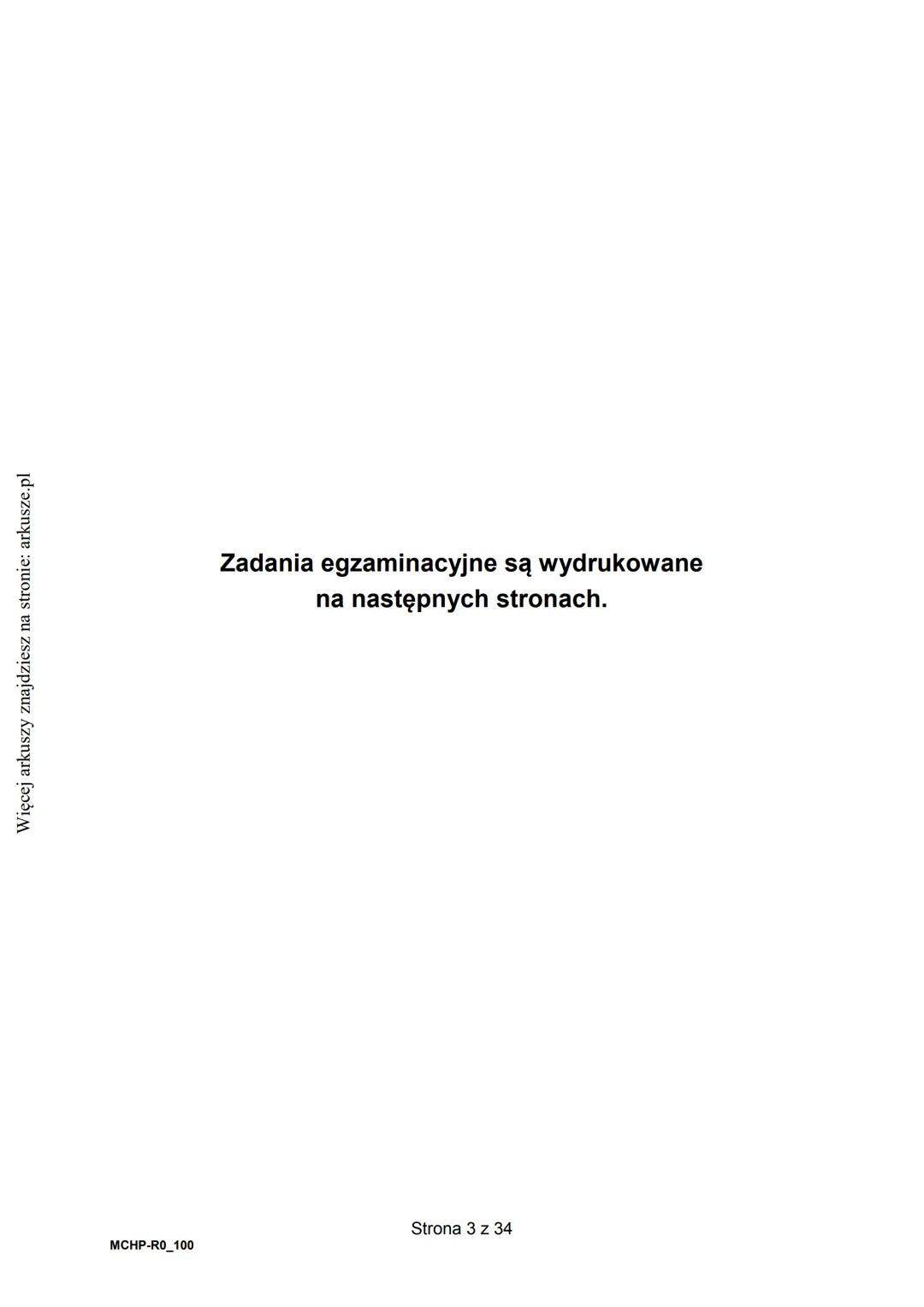 --- OCR Start ---
Więcej arkuszy znajdziesz na stronie: arkusze.pl
CENTRALNA
KOMISJA
EGZAMINACYJNA
WYPEŁNIA ZDAJĄCY
KOD
PESEL
Arkusz zawiera