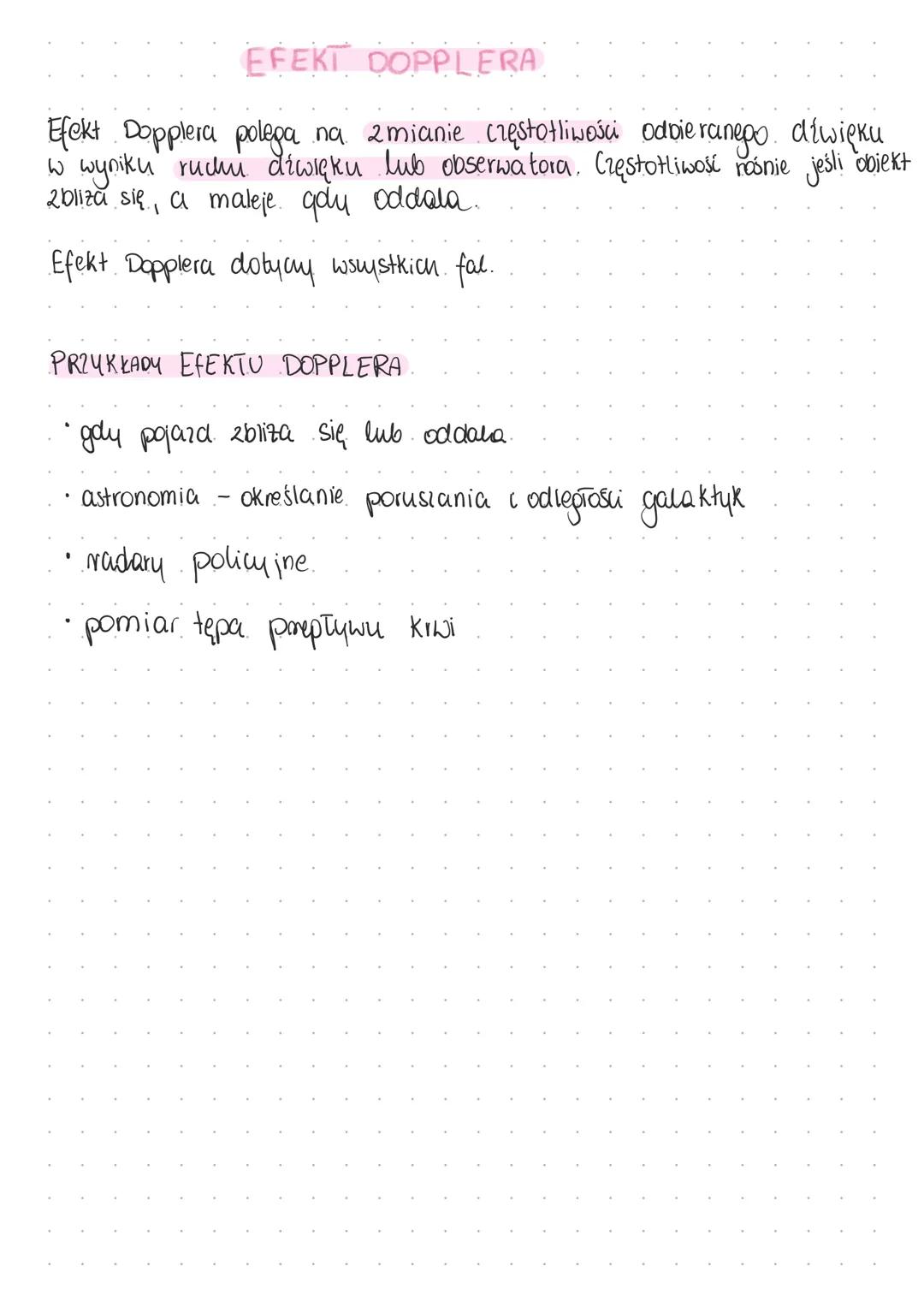 PODIE RICHNIE FALOUE
DOBILE PALI
kouste
Ksitairy fal
praskie
promien
fali
promien
fali
POWIERZ LINIE FALI
fala kulist a
fala dinighaver
fala
