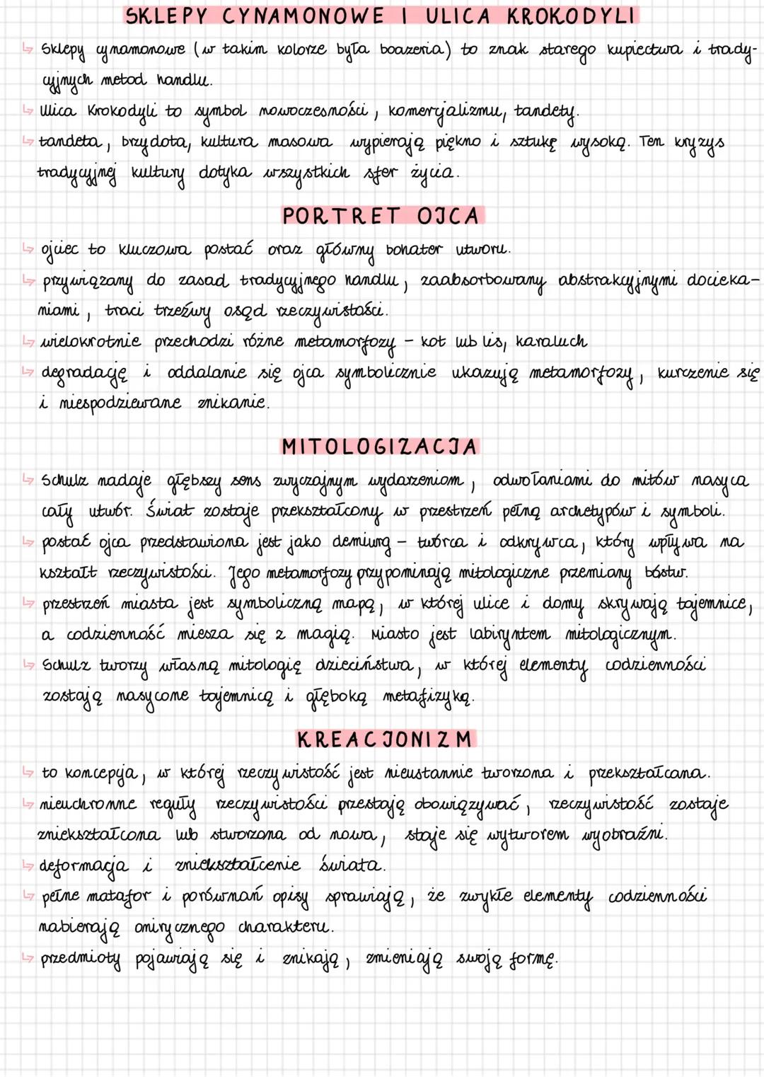 --- OCR Start ---
Sklepy cynamonowe" Bruno Schulz
O AUTORZE
twórczość Schulza jest niezwykle oryginalna i silnie naznaczona jego wyobraźnią