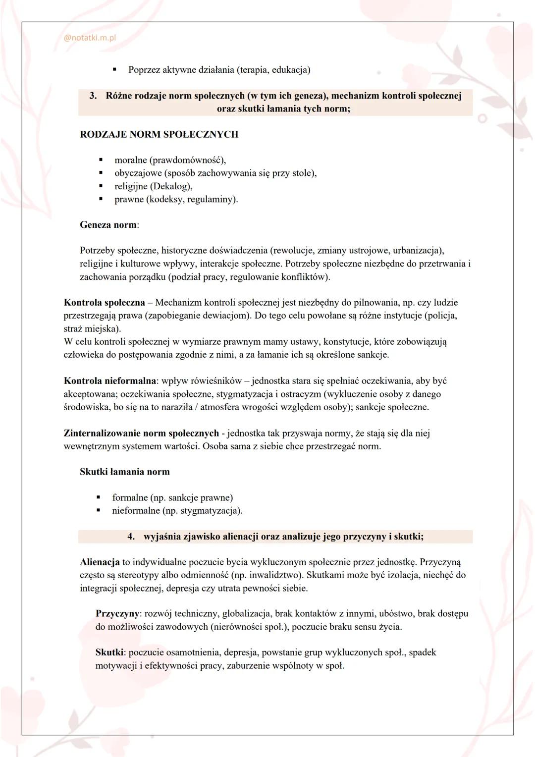 # MATURA Z WOSU
SPÓŁECZEŃSTWO I NARÓD
2025/2026 ROK
OPRACOWANA PODSTAWA PROGRAMOWA CKE
@notatki.m.pl @notatki.m.pl
SPIS TREŚCI
■ CZŁOWIEK