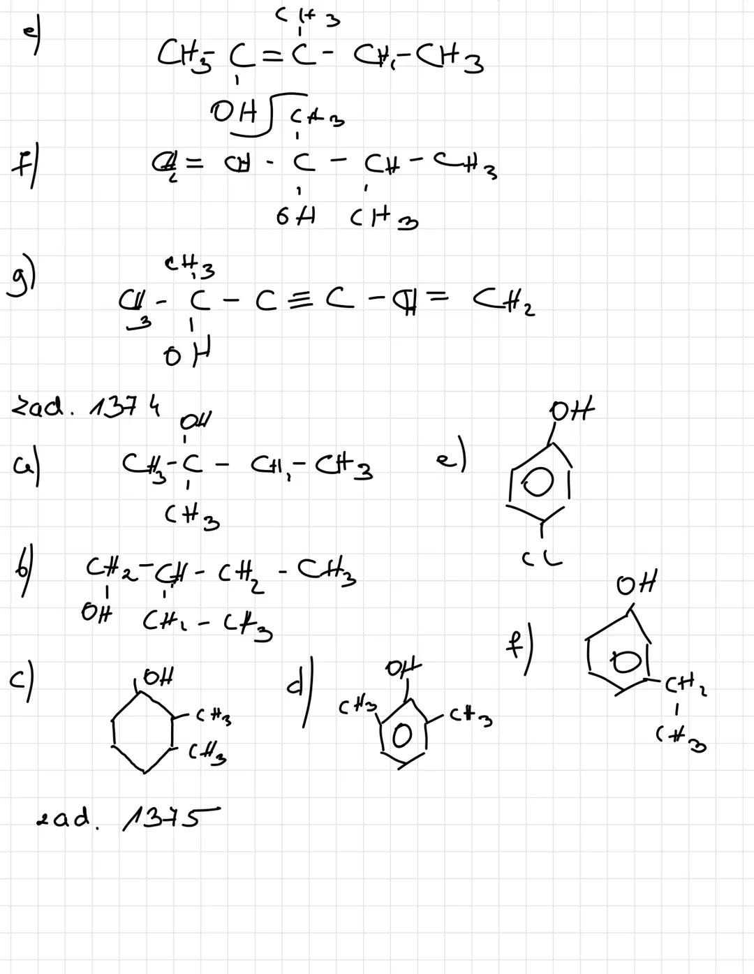 --- OCR Start ---
Alkohole m
- mają grupe hydroksylowa
CH3OH-metanol
CH3CH2OH-etanol
-OH
CnH2n+2 OH
CH3-CH-CH3-propan-2-ol (2rządowy)
1
OH
C