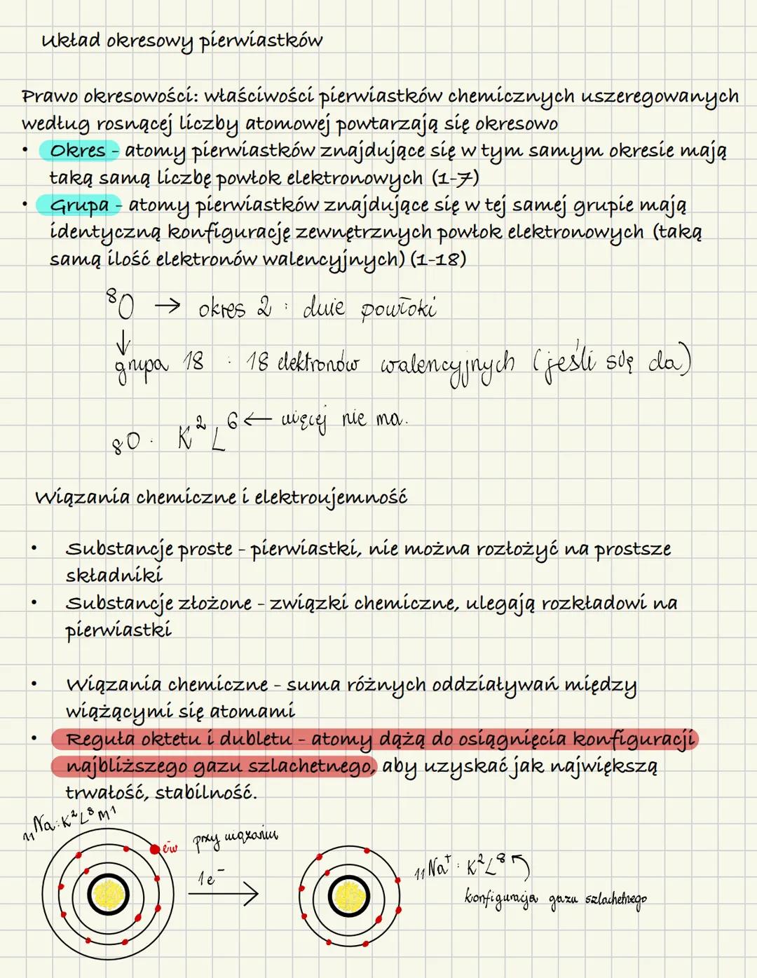 # Chemia
Ti
L 1
semstr 2
2024/25 *
Chemia, egzamin
*Podstawowe pojęcia i prawa chemiczne
ATOM: najmniejsza cząstka pierwiastka chemiczneg