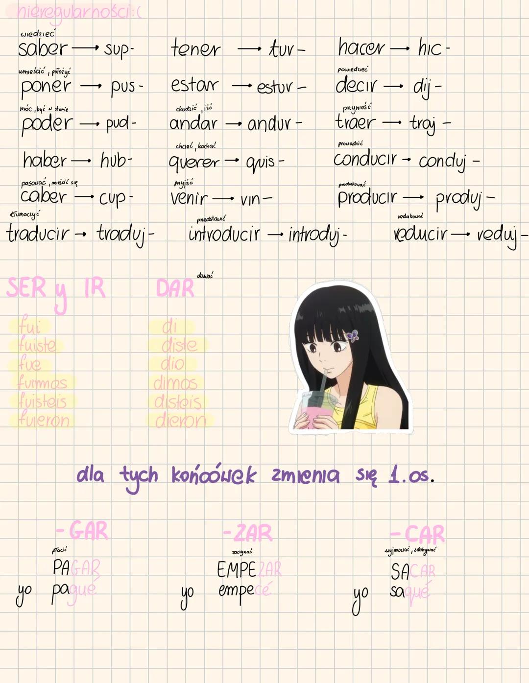 PRETERITO INDEFINIDO
Użycie
Czasu pretérito indefinido używamy gdy mówimy o
czynnościach zakończonych w przeszłości, niezwiązanych
2 teraźni