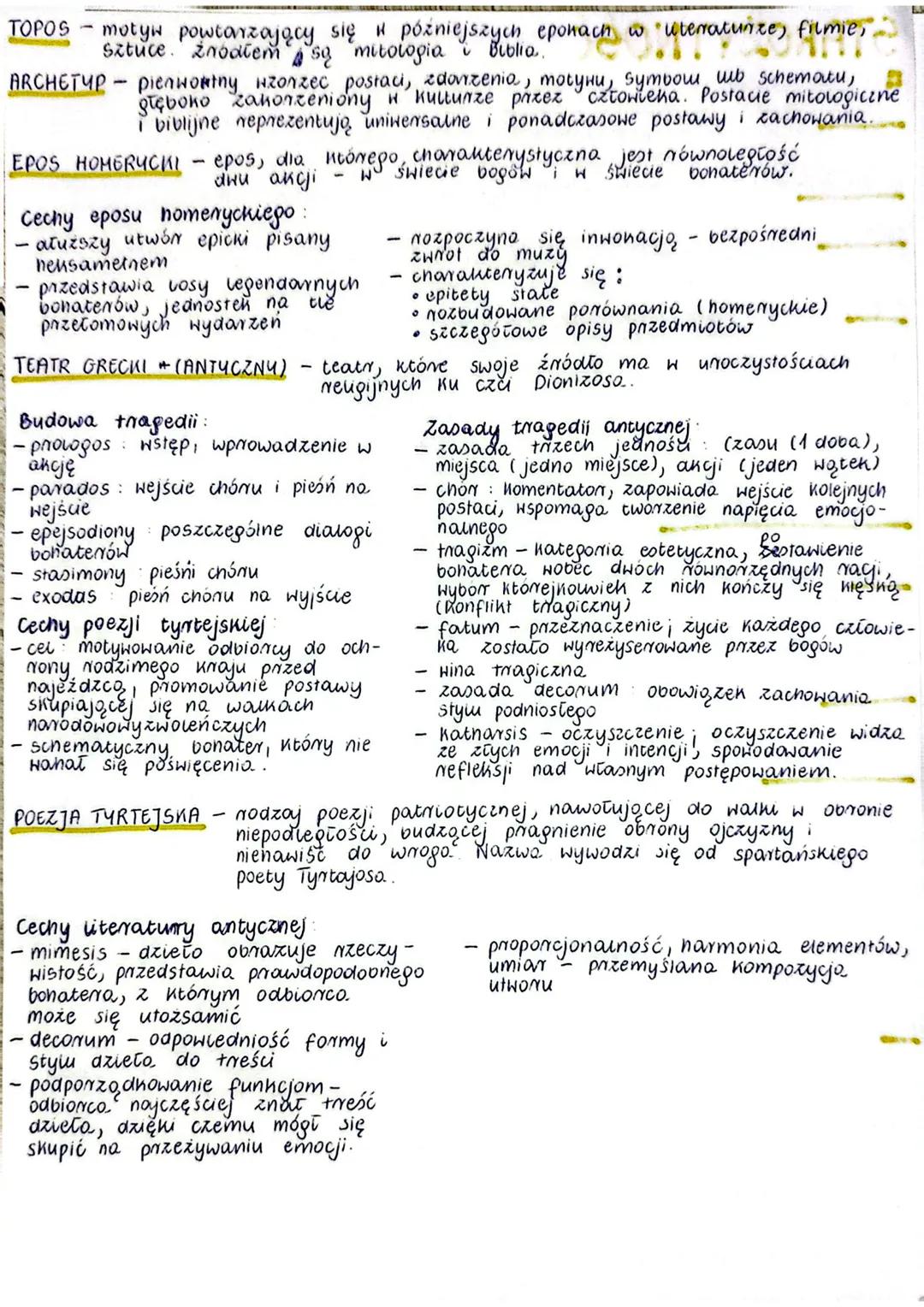 STAROŻYTNOŚĆ Antyk + Biblia
POJĘCIA KLUCZOWE
ALEGORIA - jeden z najważniejszych środków stylistycznych wykorzystywany w literaturze,
który n