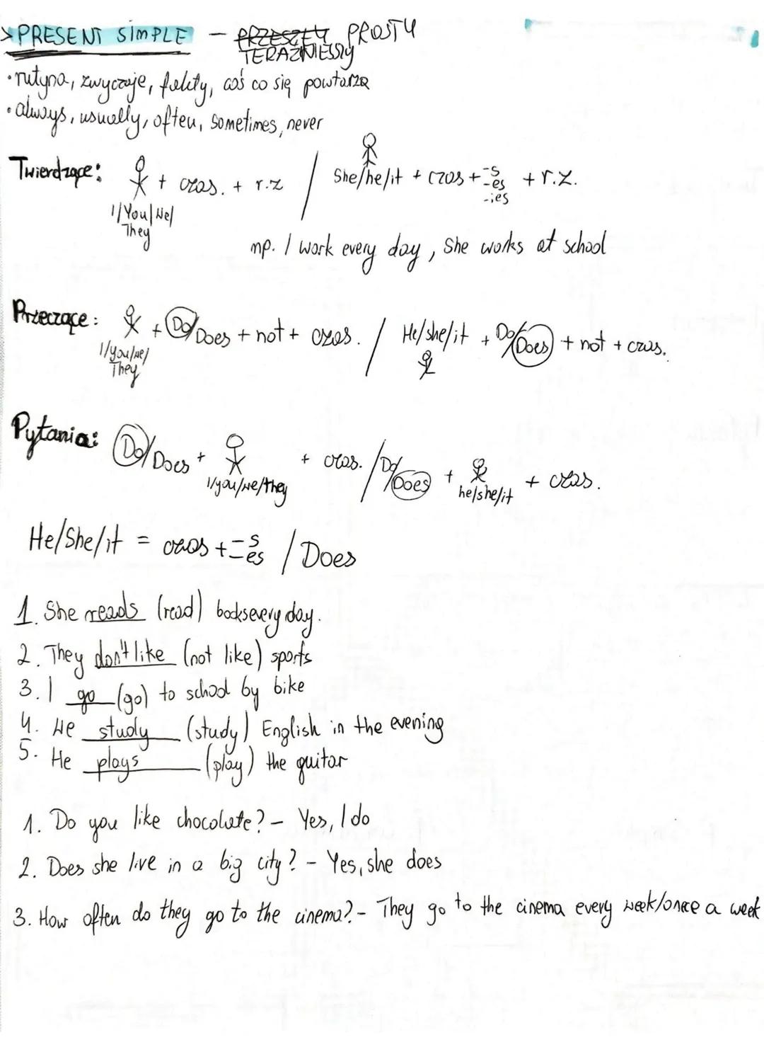 PRESENT PERFECT-TERAŹNIEJSZY
• izynność 2 prentości, lutóra ma skutek tenuz
• goy cos sie, właśnie wydaмуть
doświadczenie życiowe
• wś zaczę